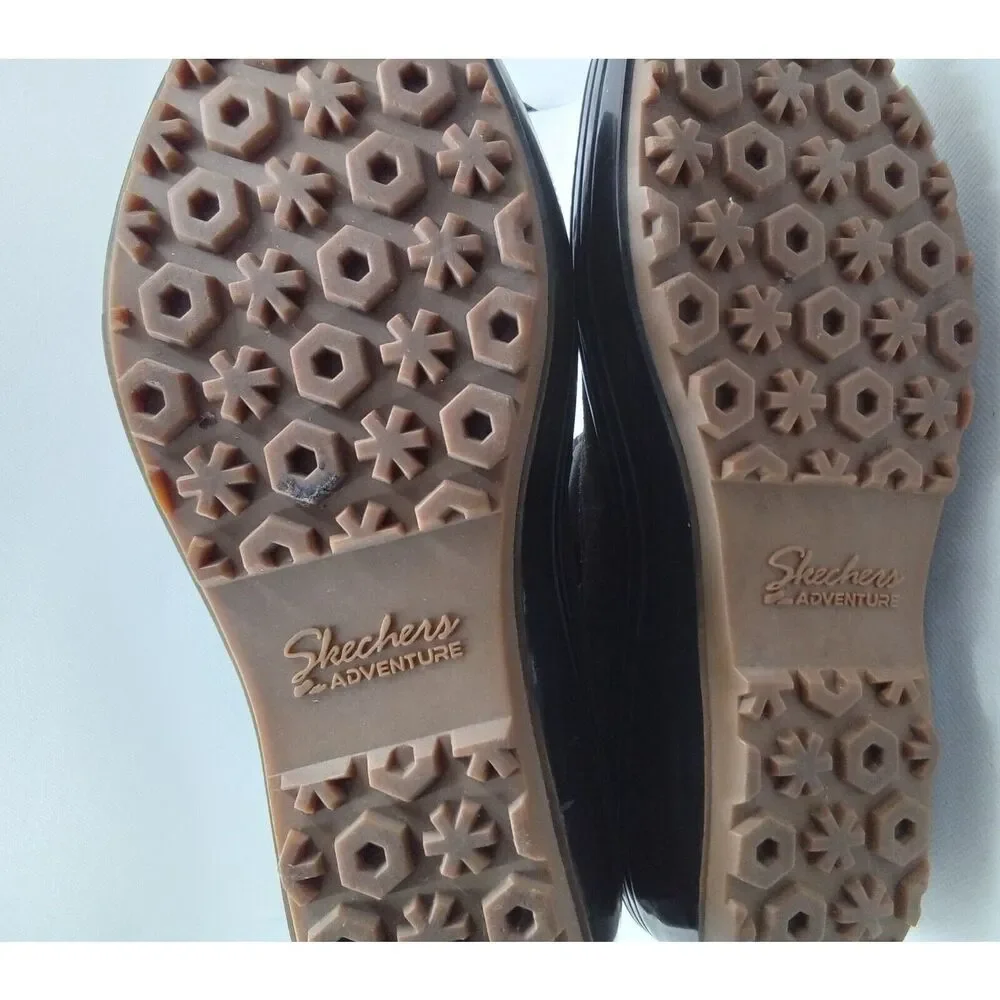Skechers Adventure-US 8.5- Chocolate-Zipper closure‎